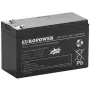 AGM akumulators EUROPOWER sērija EPL 12V 7.2Ah T1 (15 gadu kalpošanas laiks)