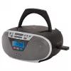 Aiwa BBTU-400SL pārnēsājama stereo sistēma CD/FM RDS/USB/Bluetooth sudraba MP3 atskaņošana