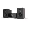 Aiwa MSBTU-600 50W Bluetooth CD Micro Hi-Fi System ar FM Radio, USB, Aux-in, LED Display, Remote Control, Melns