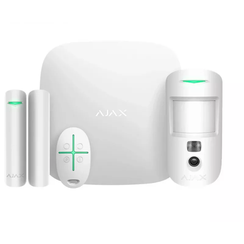 AJAX Alarm Security Starter Kit Cam/HDR White 156253