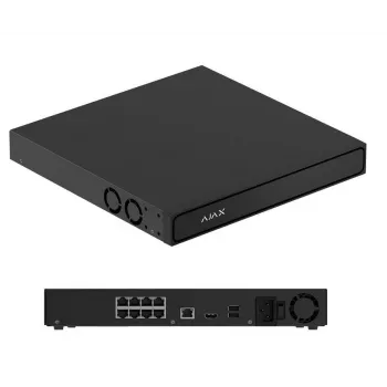 AJAX tīkla videoreģistrators 8CH/H2D8PAC Black 140912
