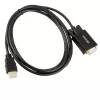 Akasa AK-CBHD26-20BK HDMI uz VGA adaptera kabelis 2m Melns