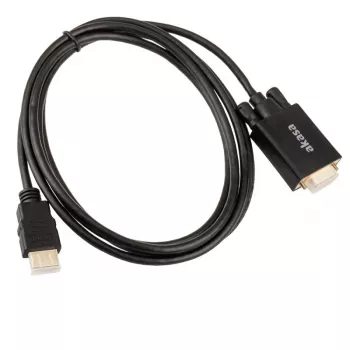 Akasa AK-CBHD26-20BK HDMI uz VGA adaptera kabelis 2m Melns
