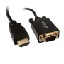 Akasa AK-CBHD26-20BK HDMI uz VGA adaptera kabelis 2m Melns
