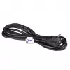 Akyga AK-PC-06A barošanas vads 3m CEE 7/7 uz IEC C13 melns