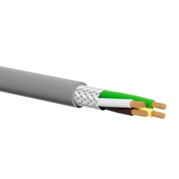 ALANTEC KS-LIYCY-PV-04100-500 Ekranēts vadības kabelis LiYCY 4x1,00 mm² PVC Pelēks 500 m