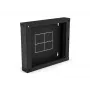 ALANTEC Aizmugurējā sekcija (eņģes/salokāma) SW-15U-600-450-01-C skapjiem, melna, 150 mm