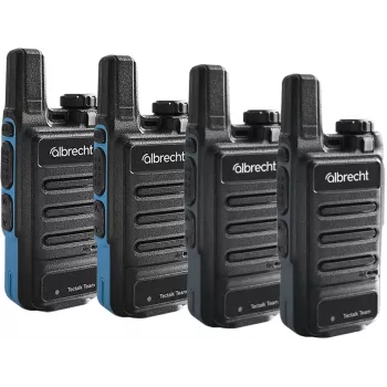 ALBRECHT Tectalk 4 Team PMR446 4 gabalu komplekts ar koferi