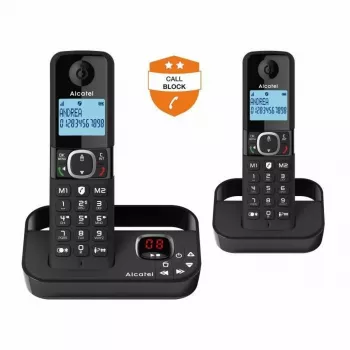 Alcatel F860 bezvadu DECT tālrunis, liels displejs (ATL1423426)