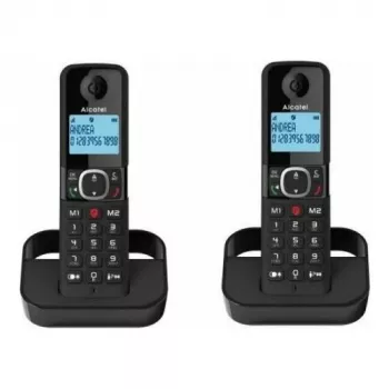 Alcatel 8517180090 Vadu galda telefons ar lieliem taustiņiem, melns