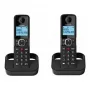 Alcatel 8517180090 Vadu galda telefons ar lieliem taustiņiem, melns