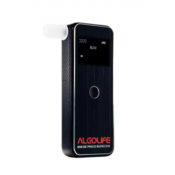 AlcoLife Prime Breathalyzer - Elektroķīmiskais degvielas šūnas alkohola testeris ar LCD displeju