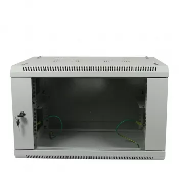 ALLNET 19 inch sienas stiprinājuma korpuss 6U 600x600mm gaiši pelēks plakanā iepakojumā SMA sērija