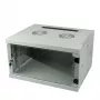 ALLNET 19 inch sienas tīkla skapis 4U 1-detaļas 594x541mm gaiši pelēks SMQ sērija