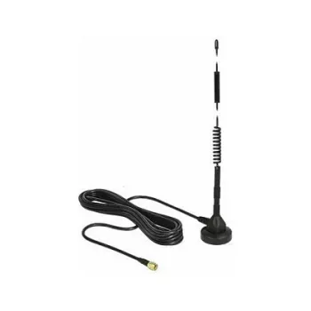 ALLNET ALL19102 GSM/3G/LTE antena 5 dBi, daudzvirzienu, magnētiskā pamatne, SMA, 3 m kabelis