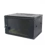 ALLNET SMA-Series 19 inch sienas stiprinājuma korpuss 9U 1-daļa 600mm dziļums melns Flat Pack