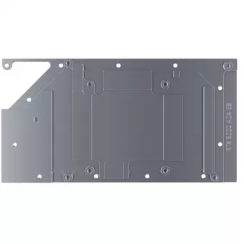 Alphacool 13725 CPU ūdens bloks ar aizmugurējo plāksni - niķelēts varš, akrila augšdaļa, G1/4 inch, Intel LGA 115x/1200/1700/2011/2066, AMD AM4