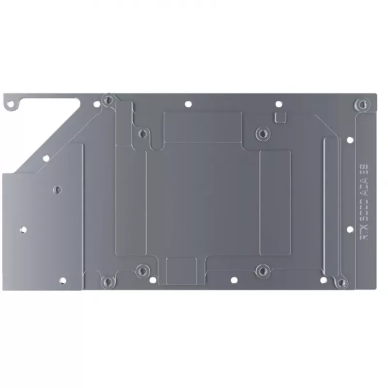 Alphacool 13725 CPU ūdens bloks ar aizmugurējo plāksni - niķelēts varš, akrila augšdaļa, G1/4 inch, Intel LGA 115x/1200/1700/2011/2066, AMD AM4