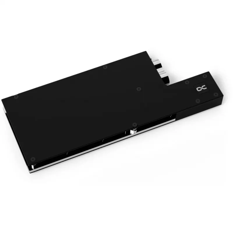 Alphacool 13725 CPU ūdens bloks ar aizmugurējo plāksni - niķelēts varš, akrila augšdaļa, G1/4 inch, Intel LGA 115x/1200/1700/2011/2066, AMD AM4