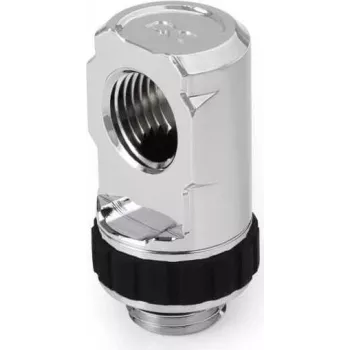 Alphacool Apex Grip 90° rotējošs adapters AG/IG G1/4 hromēts (14888)