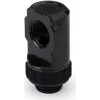 Alphacool Apex Grip 90° rotējošs adapters G1/4 vīrišķais uz sievišķo - dziļi melns 14807