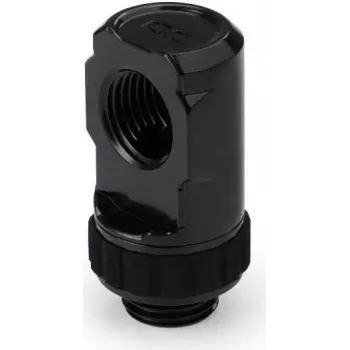 Alphacool Apex Grip 90° rotējošs adapters G1/4 vīrišķais uz sievišķo - dziļi melns 14807