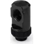 Alphacool Apex Grip 90° rotējošs adapters G1/4 vīrišķais uz sievišķo - dziļi melns 14807