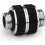 Alphacool Apex Grip dubultā nipļa adapteris G1/4 vītne uz vītni rotējošs hromēts 14918