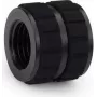 Alphacool Apex Grip pagarinājuma savienojums G1/4 māte uz māti, 16mm, Deep Black 14810