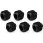 Alphacool Apex Grip cietās caurules kompresijas savienotājs 13mm G1/4 - dziļi melns, 6 gab.