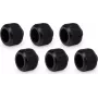Alphacool Apex Grip HardTube kompresijas savienotājs 16mm ārējais diametrs G1/4 vītne melns 6 gab. iepakojums (14929)
