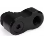 Alphacool Apex Grip nobīdes adapters 27mm dubults 90° G1/4 vītņu uz mātītes grozāms melns 14814
