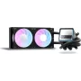 Alphacool Core 2 XT 240mm CPU AiO šķidruma dzesētājs - Pilnībā vara radiators, ARGB ventilatori, saderīgs ar Intel un AMD (14710)