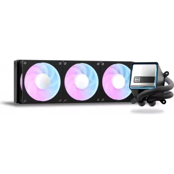 Alphacool Core 2 XT 360mm CPU AiO šķidruma dzesētājs - pilnībā vara radiators, 3x 120mm ARGB ventilatori, Intel/AMD 14712