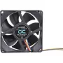Alphacool ES 80mm 800-6000 RPM Ventilators 80x80x25mm (Melns, Divu lodīšu gultnis, PWM, 80 mm)
