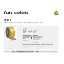Alumīnija oksīda slīppapīra rullis P40 115mm x 50m PS 30 D