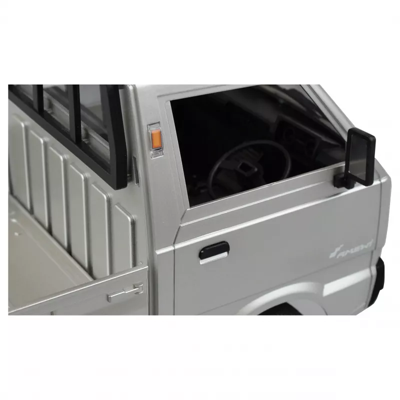 AMEWI 1:14 4WD RC Kei Truck ar platformu, 2.4GHz, Li-Ion, LED apgaismojums, skaņa, RTR (22506)