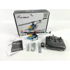 Amewi AFX4 XP tālvadības helikopters RTF 2.4GHz 6 kanālu ar 6 asu žiroskopu, bezsuku galveno motoru, augstuma noturēšanu, LiPo 7.4V 700mAh, zils/melns