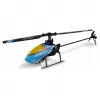 Amewi AFX4 XP tālvadības helikopters RTF 2.4GHz 6 kanālu ar 6 asu žiroskopu, bezsuku galveno motoru, augstuma noturēšanu, LiPo 7.4V 700mAh, zils/melns