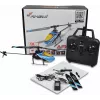 Amewi AFX4 XP tālvadības helikopters RTF 2.4GHz 6 kanālu ar 6 asu žiroskopu, bezsuku galveno motoru, augstuma noturēšanu, LiPo 7.4V 700mAh, zils/melns