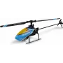 Amewi AFX4 XP tālvadības helikopters RTF 2.4GHz 6 kanālu ar 6 asu žiroskopu, bezsuku galveno motoru, augstuma noturēšanu, LiPo 7.4V 700mAh, zils/melns