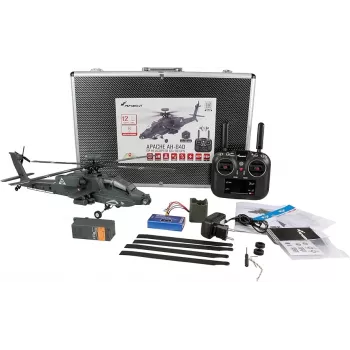 Amewi Apache AH-64D CP Helikopters 6G/3D RTF Pelēks