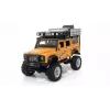 AMEWI D90X28 metāla mēroga rāpotājs 4WD RC auto 1:28 dzeltens