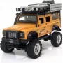 AMEWI D90X28 metāla mēroga rāpotājs 4WD RC auto 1:28 dzeltens