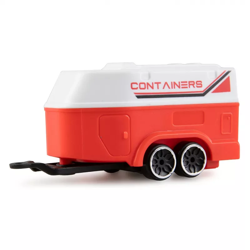 AMEWI RC pikaps ar piekabi ar zirgu 1:64 RTR Red (22681)