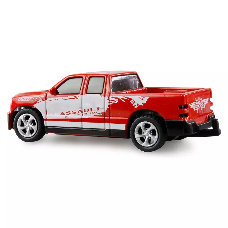 AMEWI RC pikaps ar piekabi ar zirgu 1:64 RTR Red (22681)