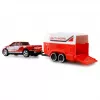 AMEWI RC pikaps ar piekabi ar zirgu 1:64 RTR Red (22681)