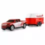 AMEWI RC pikaps ar piekabi ar zirgu 1:64 RTR Red (22681)