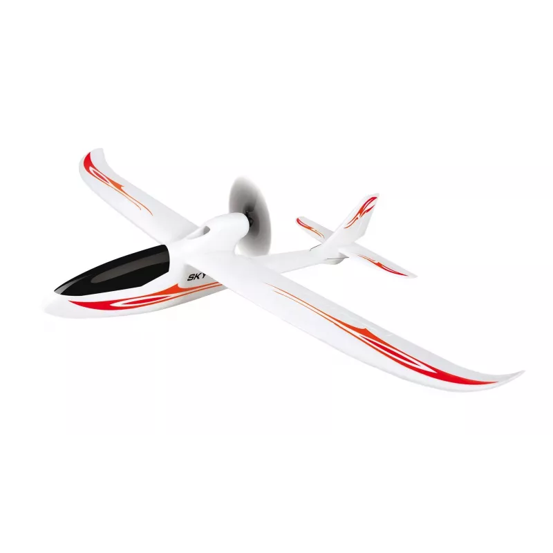 Amewi Skyrunner V3 RC elektriskais planieris ar žiroskopu, 3 kanālu, 750 mm spārnu platums, RTF