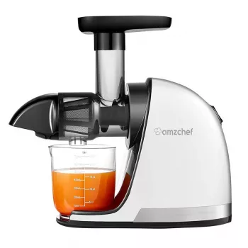 AMZCHEF 1501-WT Lēnā sulu spiede (balta)